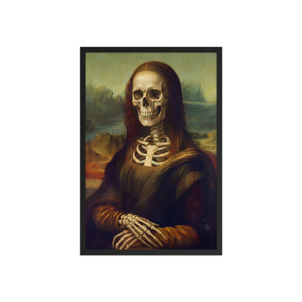 "Mona Lisa of the dead" Framed poster