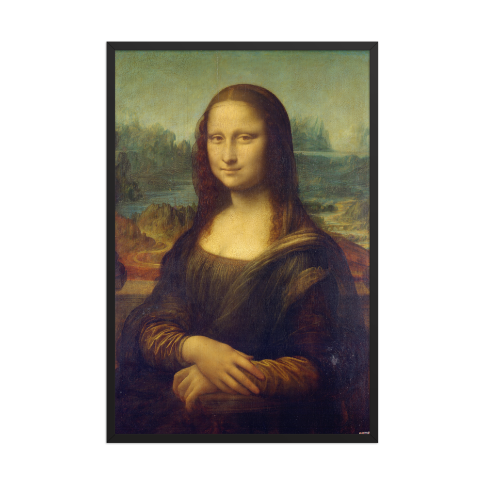 Mona Lisa Replica Framed poster